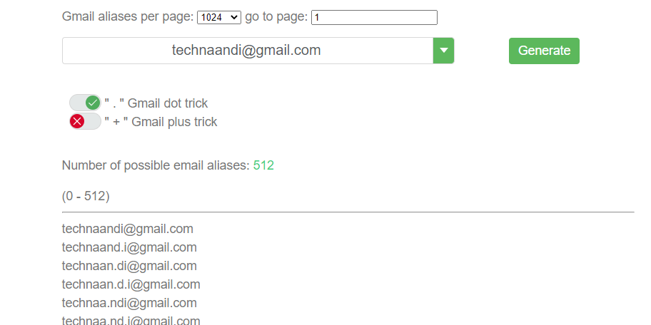 gmail dot trick amazon